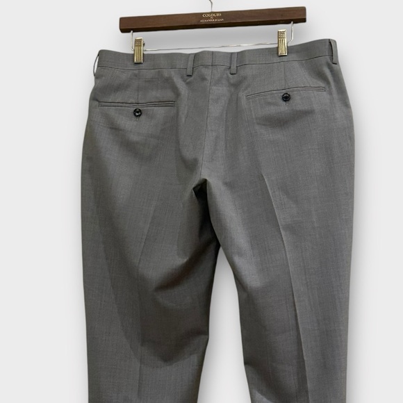 J. Crew Slim Fit Ludlow Suit Pant in Italian Wool Geyser Gray Size 35 x 32 New - Picture 8 of 11